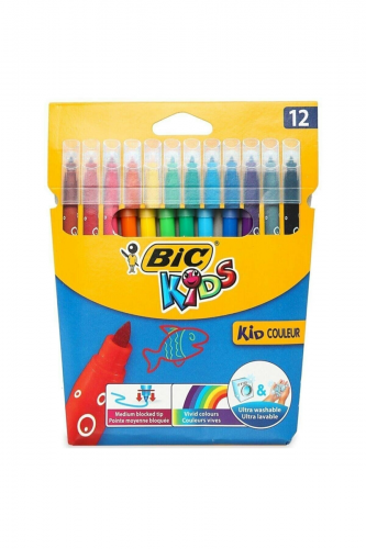 BİC KID COULEUR KEÇELİ BOYA KALEMİ 12Lİ KT.