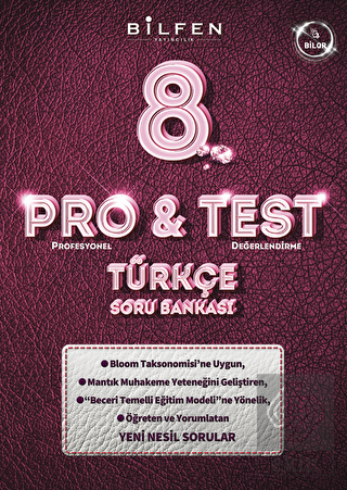 Bilfen 8. Sınıf Türkçe ProTest Soru Bankası