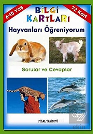Bilgi Kartları - Hayvanları Öğreniyorum