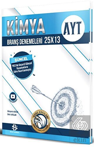 Bilgi Sarmal AYT Kimya 25 x 13 Branş Denemeleri