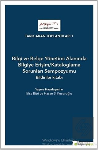 Bilgi ve Belge Yönetimi Alanında Bilgiye Erişim/Ka