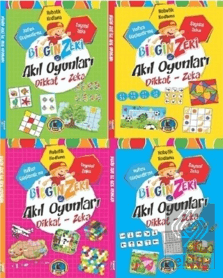 Bilgin Zeki ile Akıl Oyunları Dikkat Zeka - 4 Kita