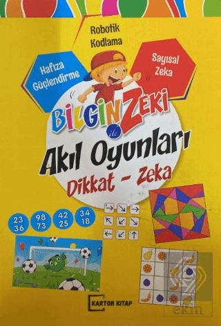 Bilgin Zeki ile Akıl Oyunları Dikkat Zeka - Sarı S
