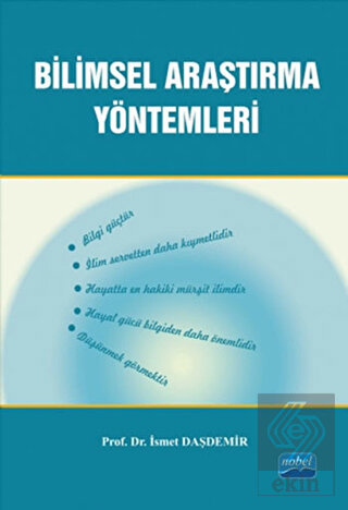 Bilimsel Araştırma Yöntemleri