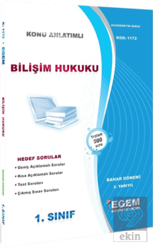 Bilişim Hukuku Bahar Dönemi) Konu Anlatımlı Soru B