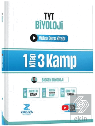 Biosem TYT Biyoloji 1 Kitap 3 Kamp Video Ders Kitabı