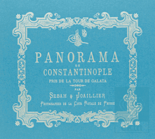Bir İstanbul Panoraması 1888 (Mavi) - Panoraman de Constantinople Gala