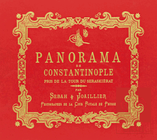 Bir İstanbul Panoraması 1890 (Kırmızı) - Panoraman de Constantinople B