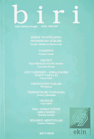 Biri Yıllık Edebiyat Dergisi Sayı: 12