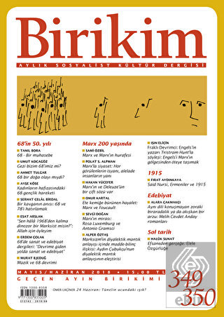 Birikim Aylık Sosyalist Kültür Dergisi Sayı: 349