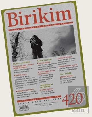 Birikim Dergisi Sayı 420 - Nisan 2024