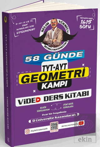 Bıyıklı Matematik 58 Günde TYT AYT Geometri Kampı