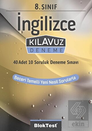 Bloktest 8.Sınıf İngilizce Kılavuz Deneme