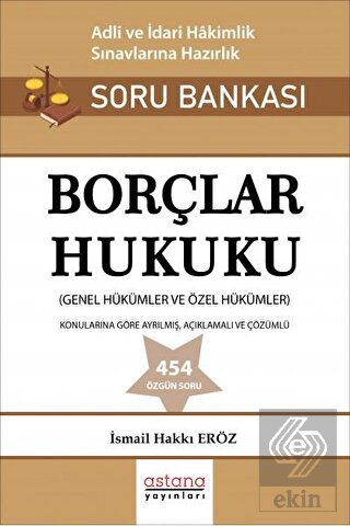 Borçlar Hukuku - Adli ve İdari Hakimlik Sınavı Sor