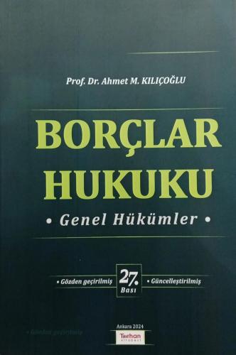 Borçlar Hukuku Genel Hükümler