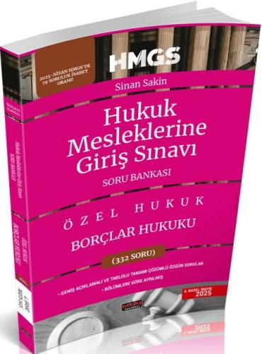 Borçlar Hukuku Genel ve Özel Hükümler Soru Bankası