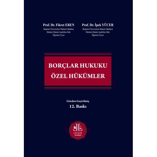Borçlar Hukuku Özel Hükümler Fikret EREN