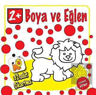 Boya ve Eğlen Kırmızı Kitap