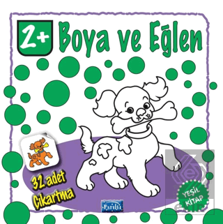 Boya ve Eğlen Yeşil Kitap