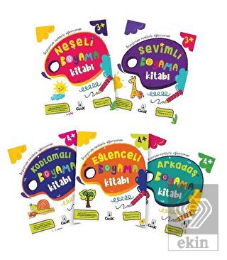 Boyama Kitabı Serisi (5 Kitap Takım)