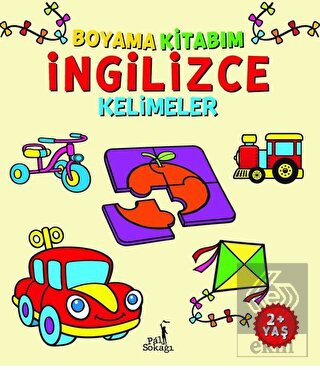 Boyama Kitabım - İngilizce Kelimeler