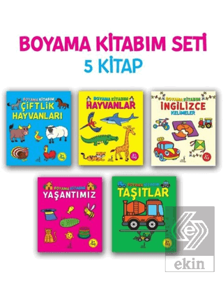 Boyama Kitabım Seti - 5 Kitap