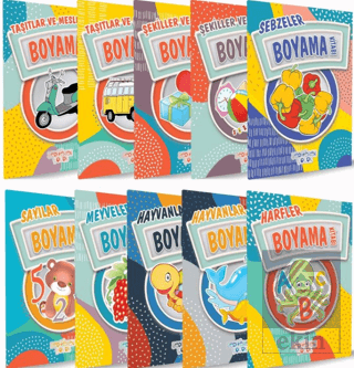 Boyama Kitapları (10 Kitap Takım)