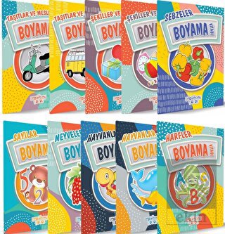 Boyama Kitapları (10 Kitap Takım)