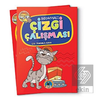 Boyamalı Kalın Çizgi Çalışması 2