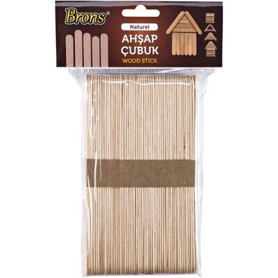 BRONS AHŞAP ÇUBUK NATUREL DAR
