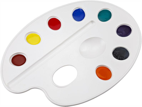 BRONS RESİM PALETİ BÜYÜK