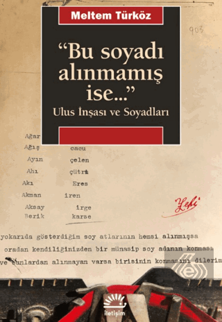 Bu Soyadı Alınmamış ise...