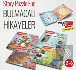 Bulmacalı Hikayeler Story Puzzle Fun - 4 Kitap Tak