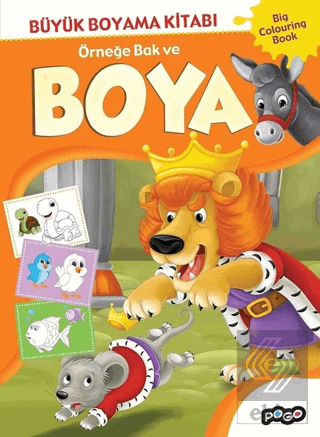 Büyük Boyama Kitabı 3 (Turuncu)