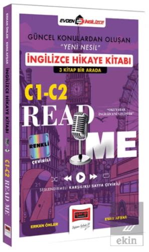 C1-C2 Read Me İngilizce Hikaye Kitabı 3 Kitap Bir Arada Erkan Önler Ya