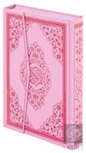 Cami Boy Renkli Kur'an-i Kerim (Pembe) - 125P