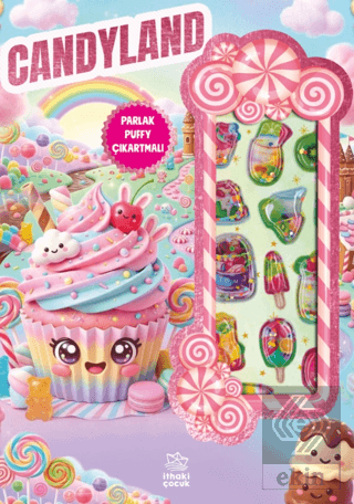 Candyland - Puffy Parlak Çıkartmalı Boyama Kitabı