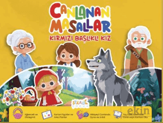 Canlanan Masallar - Kırmızı Başlıklı Kız - Okul Öncesi Etkinlik Kartları