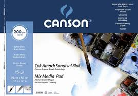 CANSON ÇOK AMAÇLI RESİM BLOKLARI 35x50cm