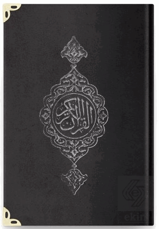 Çanta Boy Kadife Kur'an-ı Kerim (Siyah, Yaldızlı,