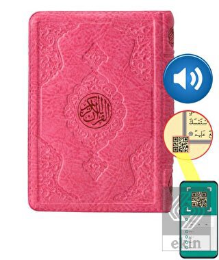 Çanta Boy Kur'an-ı Kerim (Pembe, Kılıflı, Mühürlü)