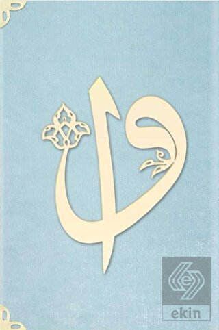 Çanta Boy Süet Mealli Yasin Cüzü (Bebe Mavisi, Eli