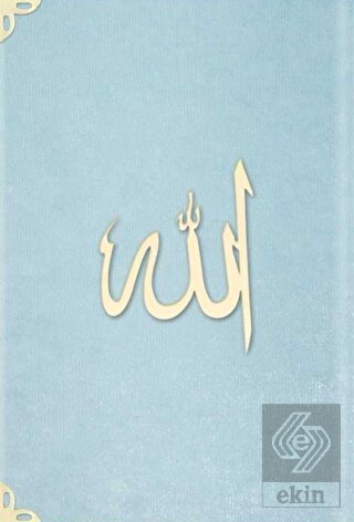 Çanta Boy Süet Mealli Yasin Cüzü (Bebe Mavisi, Laf