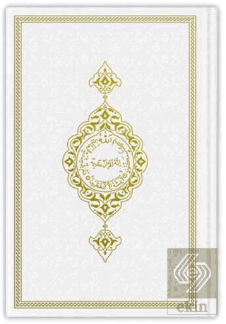 Çanta Boy Termo Deri Kuran-ı Kerim (Beyaz, Mühürlü