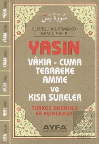 Çanta Boy Türkçeli Üçlü Yasin - Fihristli (Ayfa043