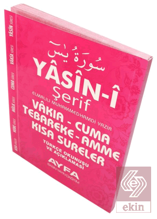 Çanta Boy Yasin (Türkçeli, Pembe) - 094P