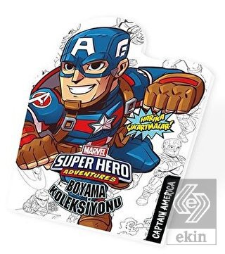 Captan America - Marvel Süper Kahramanlar Boyama K