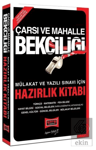 Çarşı ve Mahalle Bekçiliği Sınavına Hazırlık Konu