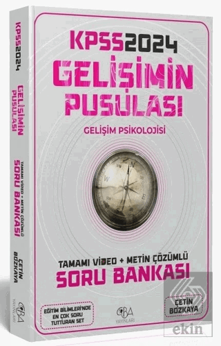 CBA Yayınları 2024 KPSS Eğitim Bilimleri Gelişim P