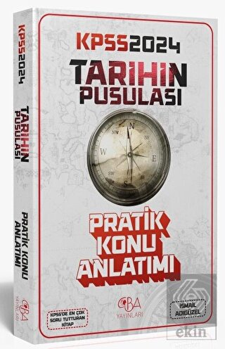 CBA Yayınları 2024 KPSS Tarihin Pusulası Pratik Ko